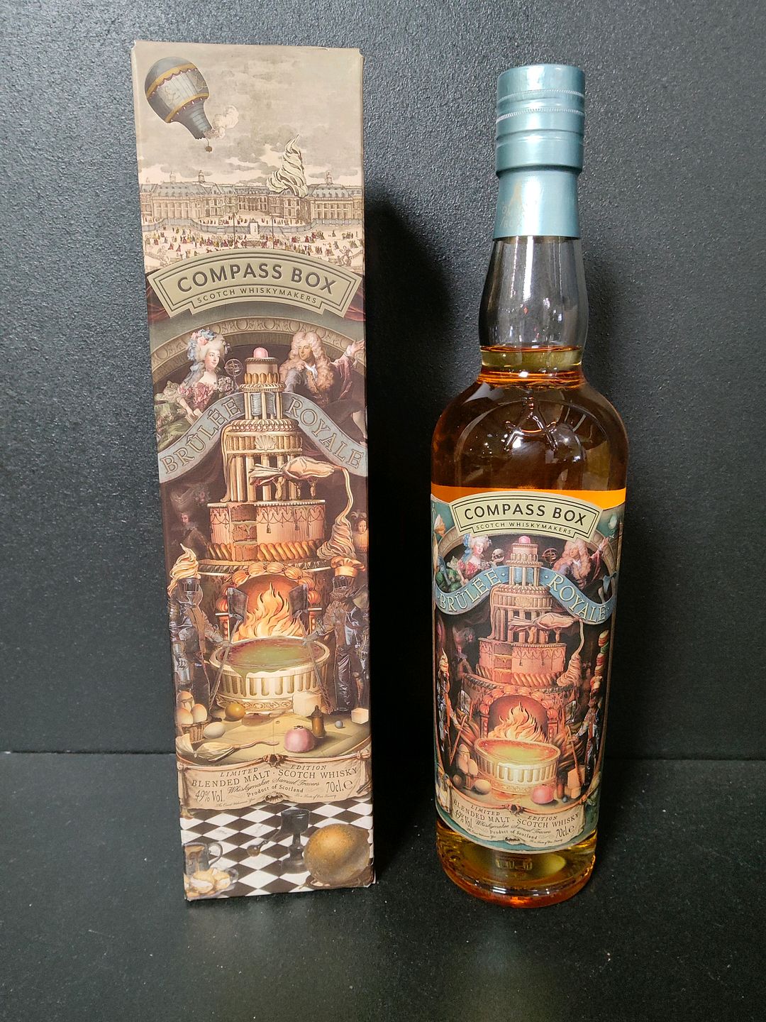 Bouteille de whisky Compass Box Brûlée Royale