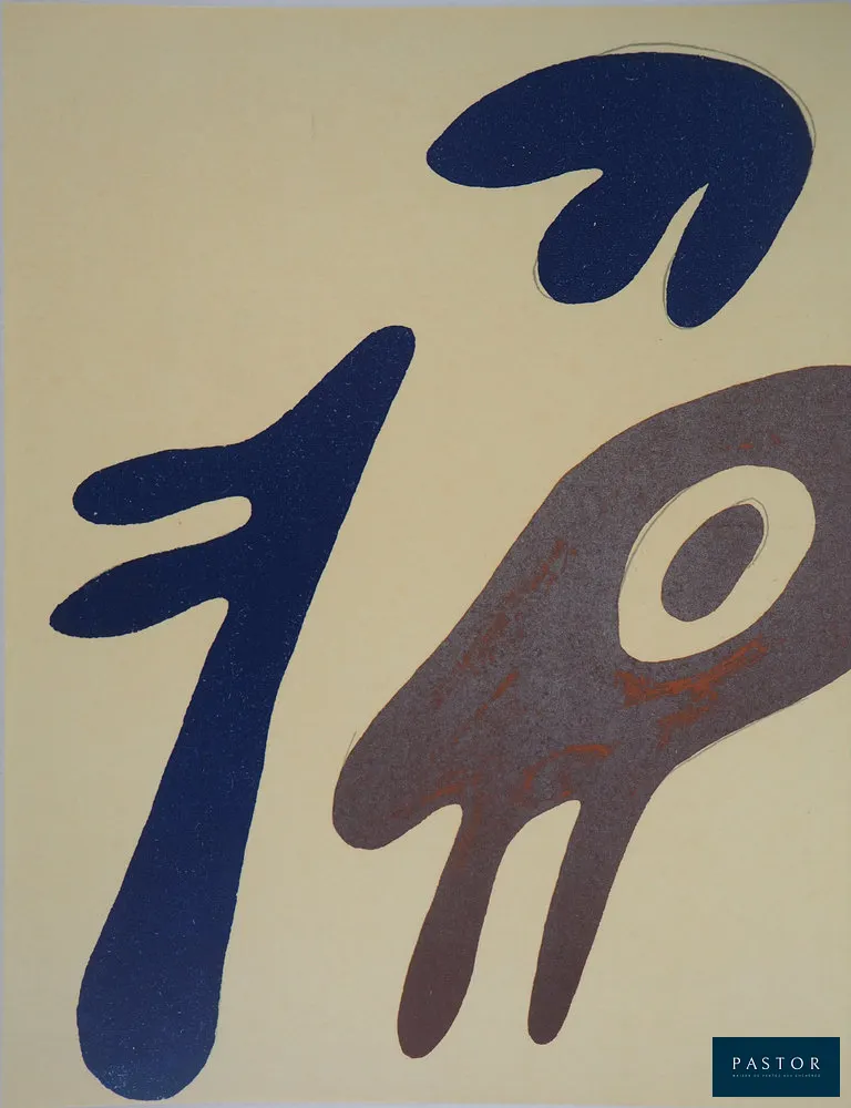 Jean ARP (1886-1966)
Composition

Lithographie originale en couleurs
Sur papier épais 24 x 31 cm
Editée par les Ateliers Pons

Excellent état

INFORMATION : Lithographie éditée par San Lazzaro en 1959
REFERENCES : Catalogue raisonné: Arnts #348


Expédition obligatoire, jusqu'à 5 Lithographies dans votre colis pour 14,76€ TTC en France Métropolitaine, et 29,64€ TTC pour l'Europe