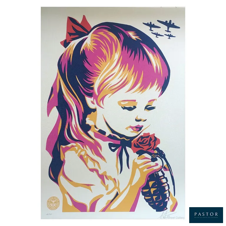 SHEPARD FAIREY (OBEY)
War By Numbers (Fuschia)

sérigraphie Numéroté sur 300
signée et datée à la main par l'artiste.
En Très Bon État
Année 2026, Edition Behind The Streets Paris
Dimensions 59.6 x 42 cm


Expédition obligatoire, jusqu'à 5 Lithographies dans votre colis pour 14,76€ TTC en France Métropolitaine, et 29,64€ TTC pour l'Europe