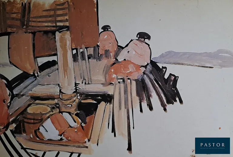 Mathurin Méheut (d'après) ( 1882-1958)
Départ vers le large

Impression numérique sur papier glacé 180 gr
Signée dans la planche
Publié par le musée Mathurin Méheut
ADAGP 2023

24 x 31 cm (feuille)
19 x 27 cm (image)

Excellent état


Expédition obligatoire, jusqu'à 5 Lithographies dans votre colis pour 14,76€ TTC en France Métropolitaine, et 29,64€ TTC pour l'Europe