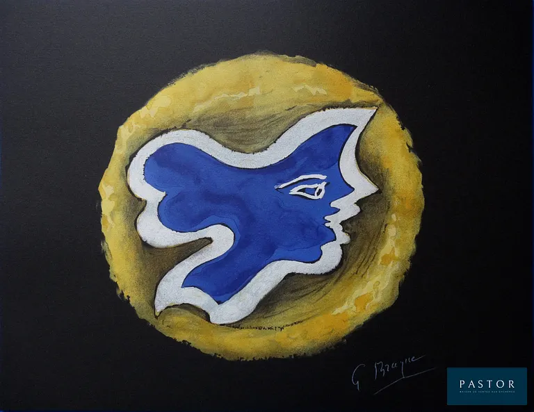 Georges BRAQUE
Profil grec en bleu

Lithographie (atelier Art-Litho)
Signée dans la planche
Tirage limité à 298 exemplaires non numérotés
sur Vélin d'Arches 45 x 58 cm

INFORMATION : édition Armand ISRAEL, Paris

Excellent état


Expédition obligatoire, jusqu'à 5 Lithographies dans votre colis pour 14,76€ TTC en France Métropolitaine, et 29,64€ TTC pour l'Europe