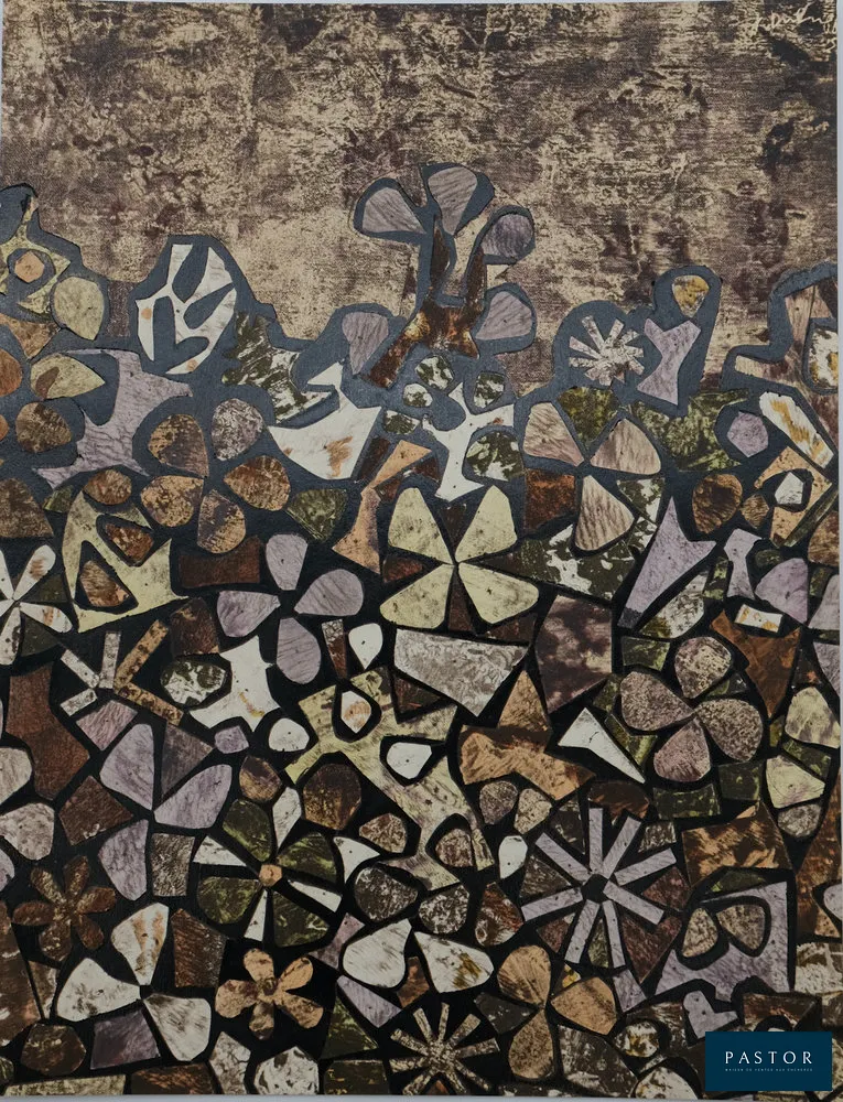 Jean DUBUFFET (1901-1985)
Jardin de quite-vite

Pochoir original en couleurs
Signé dans la planche
Sur Vélin 24 x 31 cm
Imprimé dans les Ateliers Jacomet (Paris, France)

Excellent état

INFORMATION : Pochoir édité par San Lazzaro en 1957


Expédition obligatoire, jusqu'à 5 Lithographies dans votre colis pour 14,76€ TTC en France Métropolitaine, et 29,64€ TTC pour l'Europe