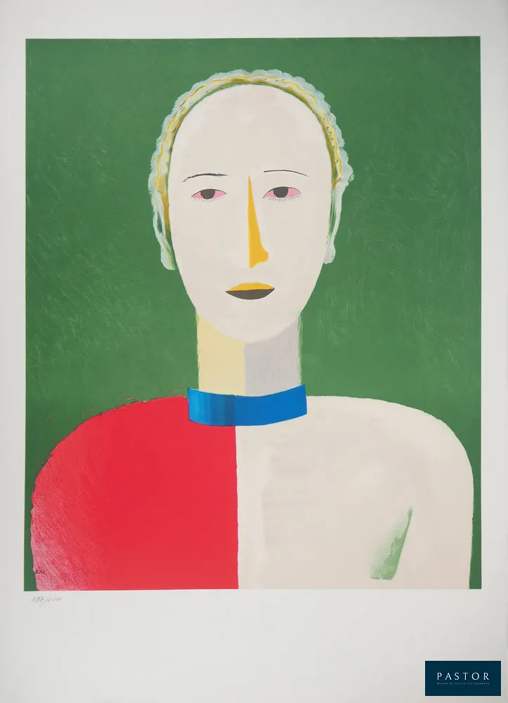 Kasimir Malevitch (d'après)
Portrait souriant

Lithographie en couleur (atelier Mourlot)
Signée dans la planche
Numérotée / 2000
Sur vélin Arches 75.5 x 54 cm

INFORMATIONS : Éditée dans Atelier Mourlot (cachet sec en bas à gauche), authentifiée par le cachet sec de l'éditeur (en bas à droite)
Édition réalisée pour le State Russian museum (Saint-Pétersbourg) portant le cachet sec du musée au milieu de la marge inférieure.

Excellent état


Expédition obligatoire, jusqu'à 5 Lithographies dans votre colis pour 14,76€ TTC en France Métropolitaine, et 29,64€ TTC pour l'Europe