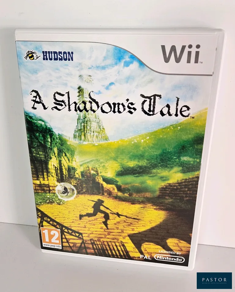 NINTENDO - WII - Jeu : A Shadow's Tale. Complet avec boite, notice, CD. Version PAL FRA. TBE. Sortie : 2010. Rare