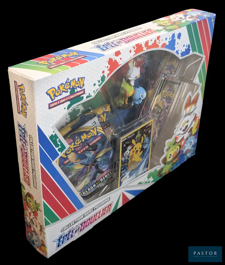 Coffret Pokémon scellé : Collection avec figurine.
Diverses séries des blocs Épée&Bouclier et Soleil&Lune.
Contient les starters avec figurine + carte promotionnelle Pikachu SWSH020.
En français.
