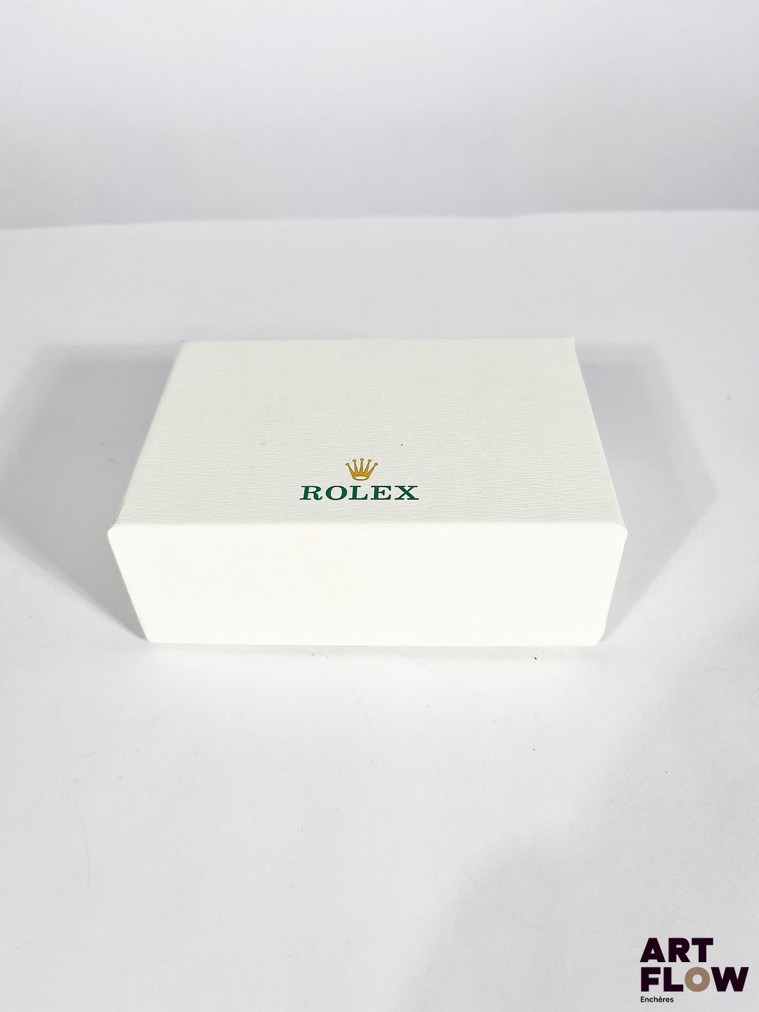 ROLEX Paire de jumelles de théâtre en métal partiellement laqué vert Un élément dévissé, à réparer