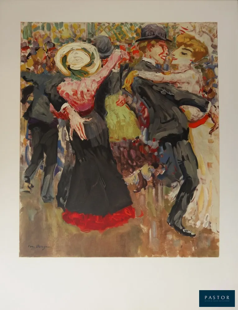 Kees VAN DONGEN (d'après)
Danse au Moulin de la Galette

Lithographie sur papier Vélin Arches,

d'après un tableau de 1904
Signée dans la planche
50 x 65 cm

Imprimée par l'atelier Mourlot en 1972

Très bon état


Expédition obligatoire, jusqu'à 5 Lithographies dans votre colis pour 14,76€ TTC en France Métropolitaine, et 29,64€ TTC pour l'Europe