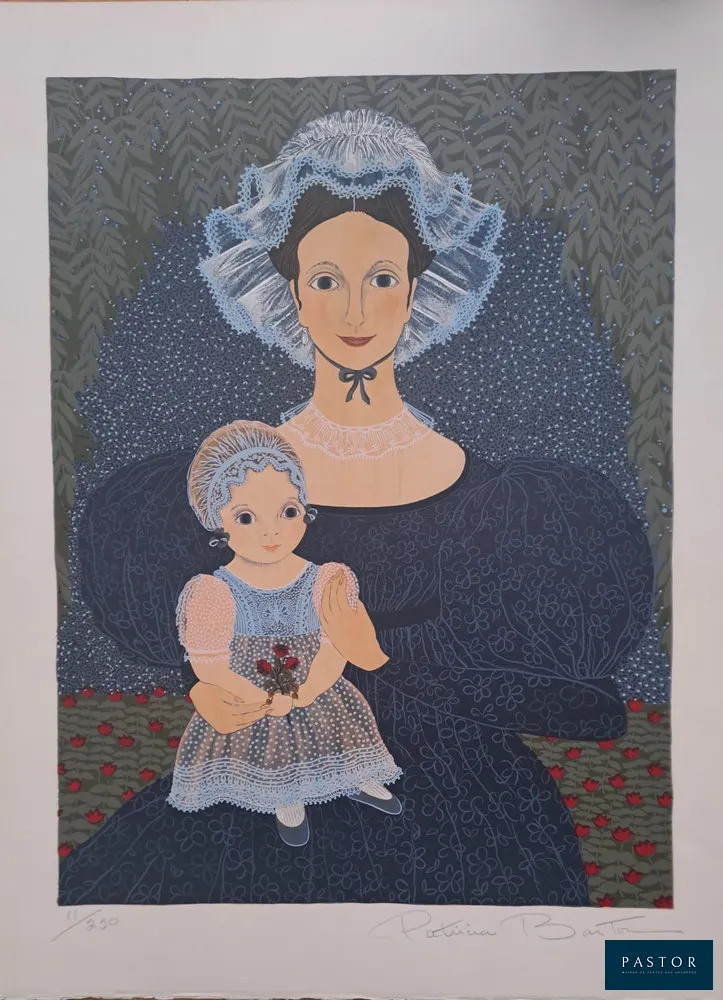 Patricia Barton (1928-)
La femme et l'enfant

Lithographie originale, sur vélin d'Arches
Signée et numérotée au crayon
Edition limitée à 250 exemplaires n°11/250
Titrée : "j'aimerais revoir les Roches rouges."
Format : 65 x 50 cm environ

Très bon état, infimes traces de manipulation


Expédition obligatoire, jusqu'à 5 Lithographies dans votre colis pour 14,76€ TTC en France Métropolitaine, et 29,64€ TTC pour l'Europe