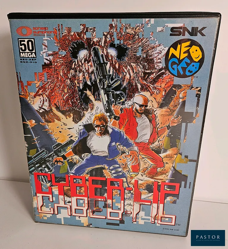 SNK - NEO GEO. Jeu : Cyber- Lip. Complet avec boite, notice et cartouche. Version AES JAP. TBE. Sortie : 1991. Run and gun