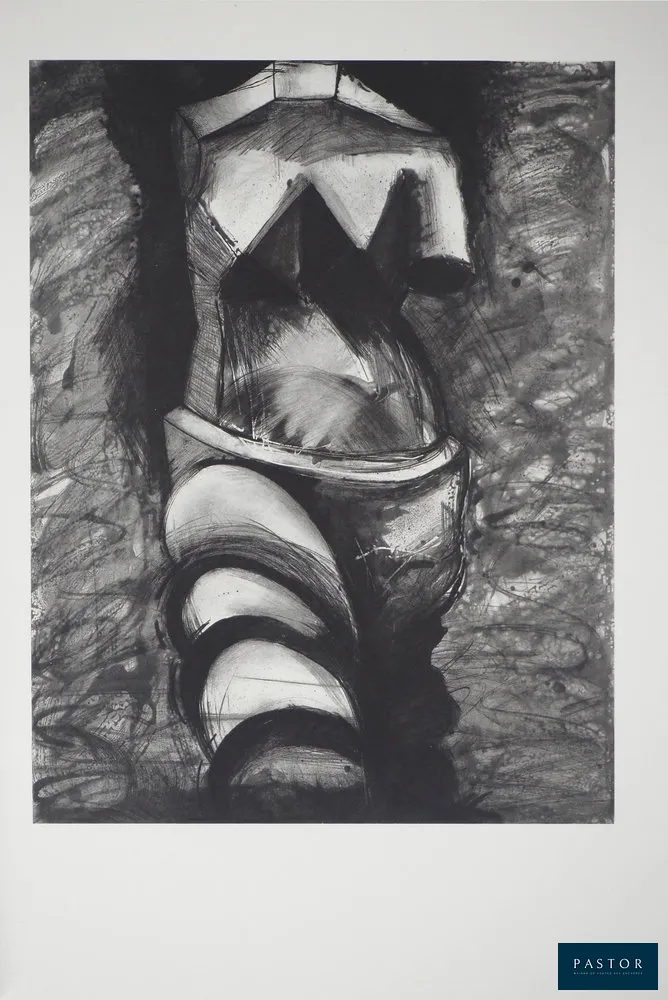 Jim DINE (1935)
Vénus cubiste, 1990

Héliogravure d'après une gravure à l'aquatinte
Non signée
Sur vélin 34.5 x 24 cm

INFORMATION : Cette héliogravure a été éditée par la Fondation du Crédit Lyonnais pour les Arts en 1990, en collaboration directe avec l'artiste.

Excellent état, avec son feuillet de soie protecteur portant le nom de l'artiste


Expédition obligatoire, jusqu'à 5 Lithographies dans votre colis pour 14,76€ TTC en France Métropolitaine, et 29,64€ TTC pour l'Europe