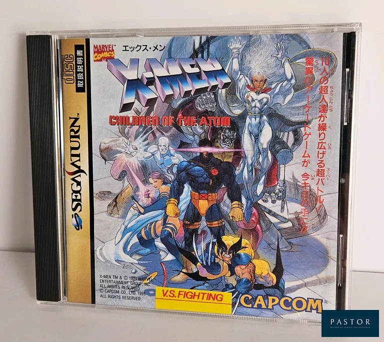 SEGA - SATURN. Jeu : Xmen Citizen of the Atom. Complet avec boite, notice et CD. Version Japonais JAP. TBE. Sortie : 1995. Combat 2D