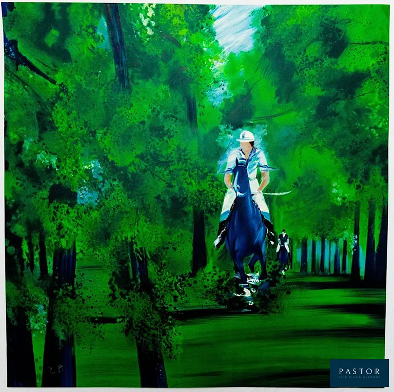 Victor SPAHN (1949)
Promenade en forêt

Lithographie originale en couleurs
Signée au crayon
Justifiée Epreuve d'artiste (EA)
Sur Vélin 72 x 72 cm

Excellent état


Expédition obligatoire, jusqu'à 5 Lithographies dans votre colis pour 14,76€ TTC en France Métropolitaine, et 29,64€ TTC pour l'Europe