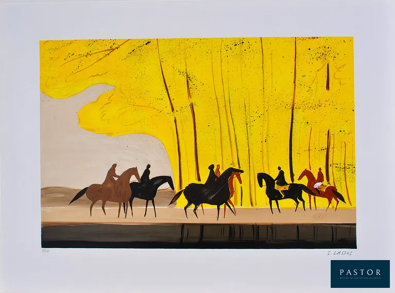 Serge LASSUS (1933-)
Promenade en automne, 1982

Lithographie originale
Signée au crayon
Numérotée sur 600 exemplaires
Sur Vélin, 56 x 76 cm

L'oeuvre n'est pas vendue encadrée. L'illustration est donné à titre d'exemple

Excellent état


Expédition obligatoire, jusqu'à 5 Lithographies dans votre colis pour 14,76€ TTC en France Métropolitaine, et 29,64€ TTC pour l'Europe