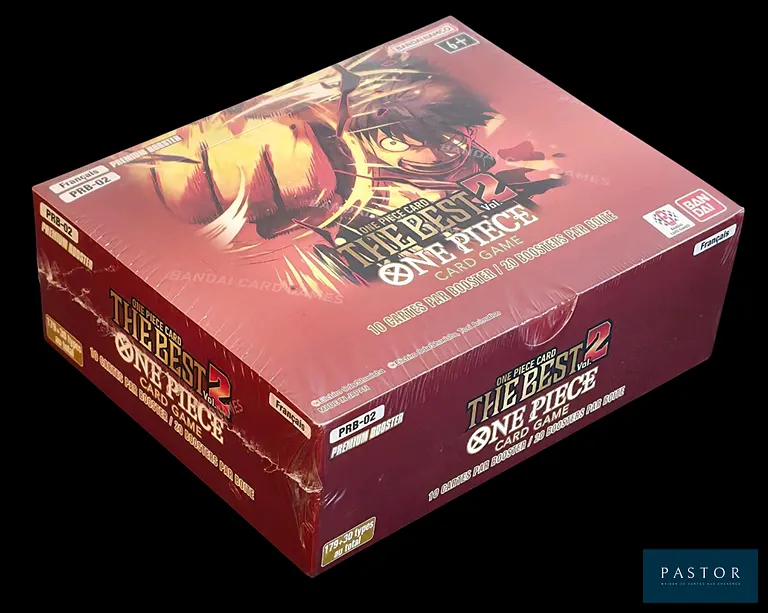 Coffret One Piece scellé - Display (20 Boosters).
Série PRB-02 : The Best Vol.2.
En français.