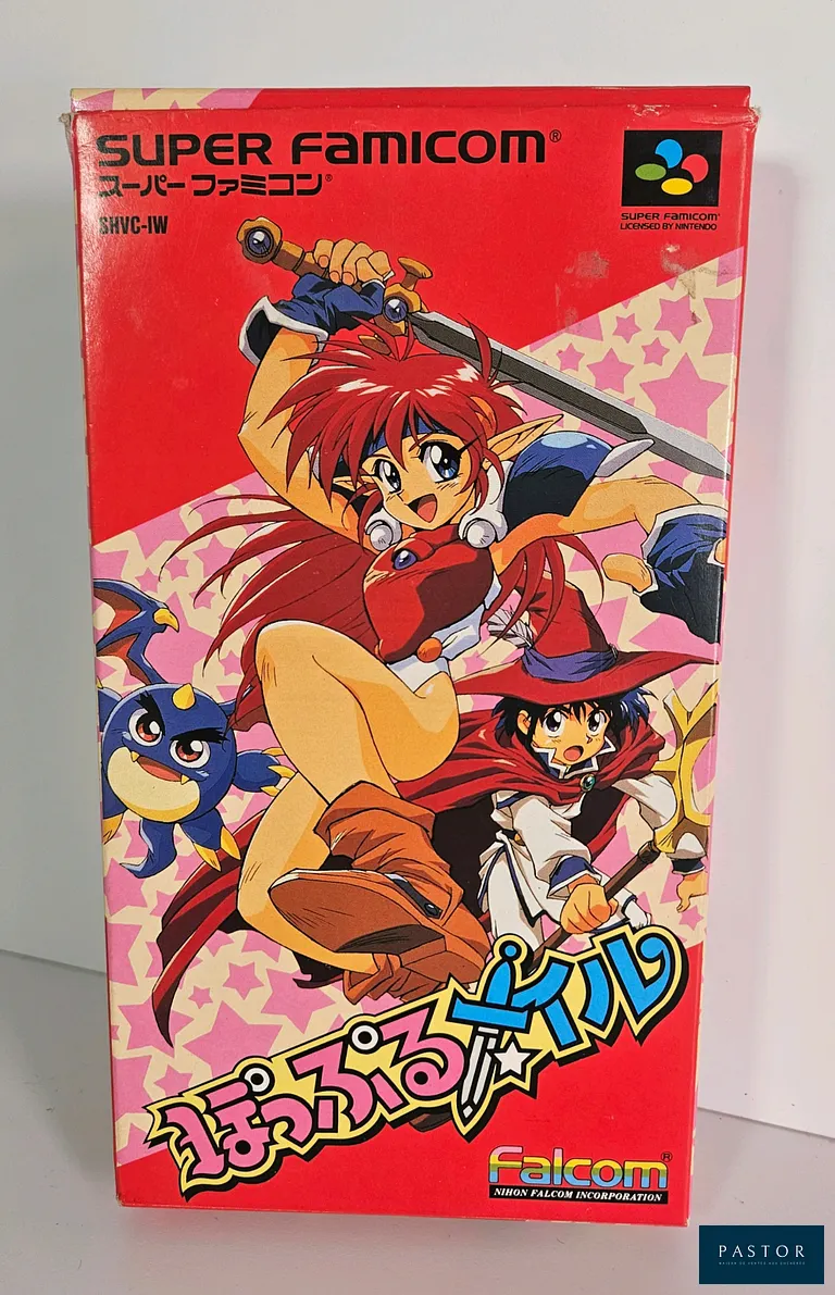 NINTENDO - SUPER FAMICOM. Jeu : Popful Mail. Complet avec boite, notice, cartouche. TBE. Version Japonais JAP. Sortie : 1991