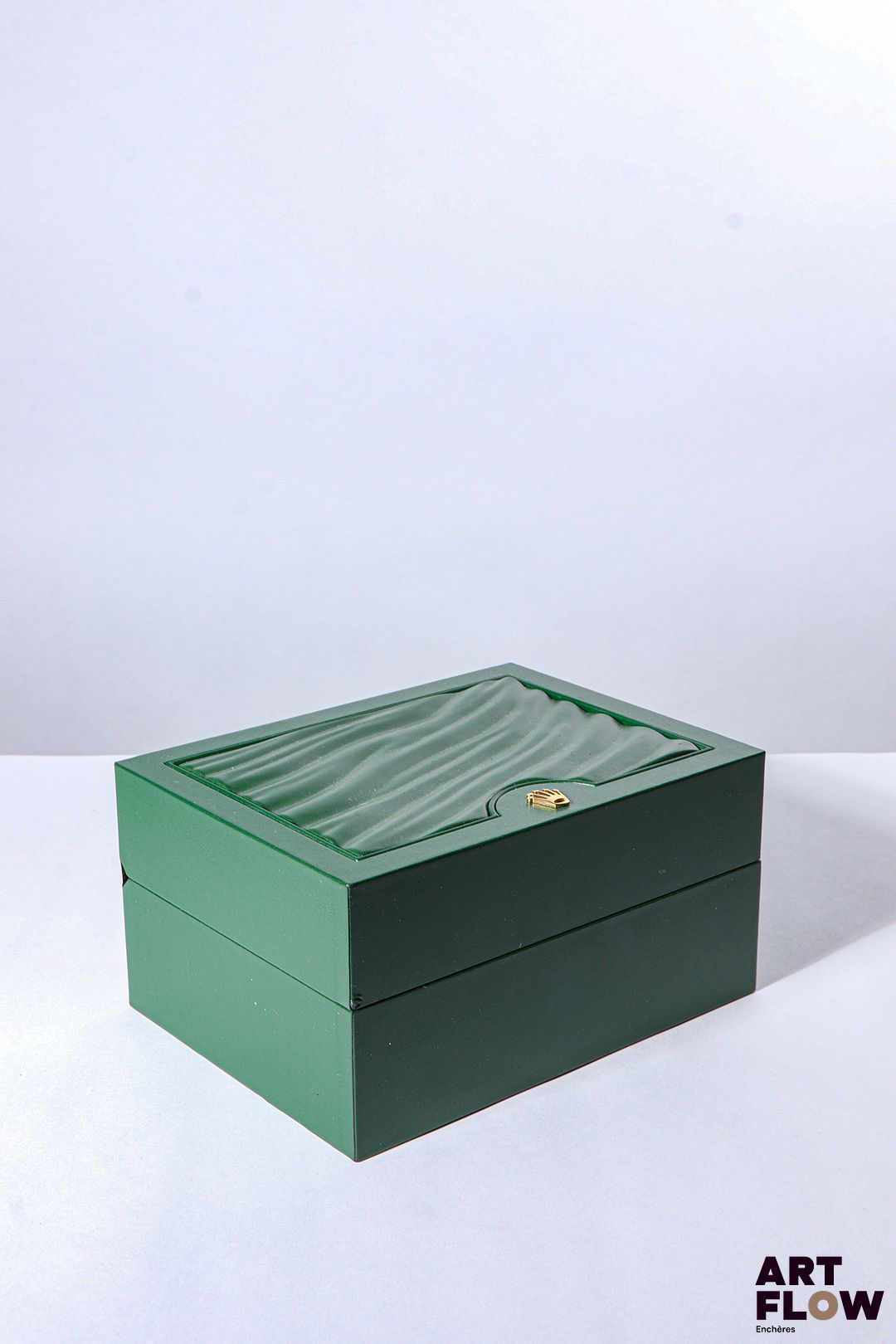 ROLEX Boîte, numérotée 30.00.08 15 x 11,5 x 8 cm Tâches