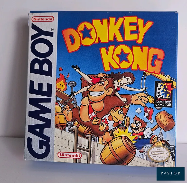 NINTENDO - GAME BOY. Jeu : Donkey Kong. Complet avec boite, notice et cartouche. Version US. TBE. Etat proche du neuf. Sortie : 1994. Plateforme 2D
