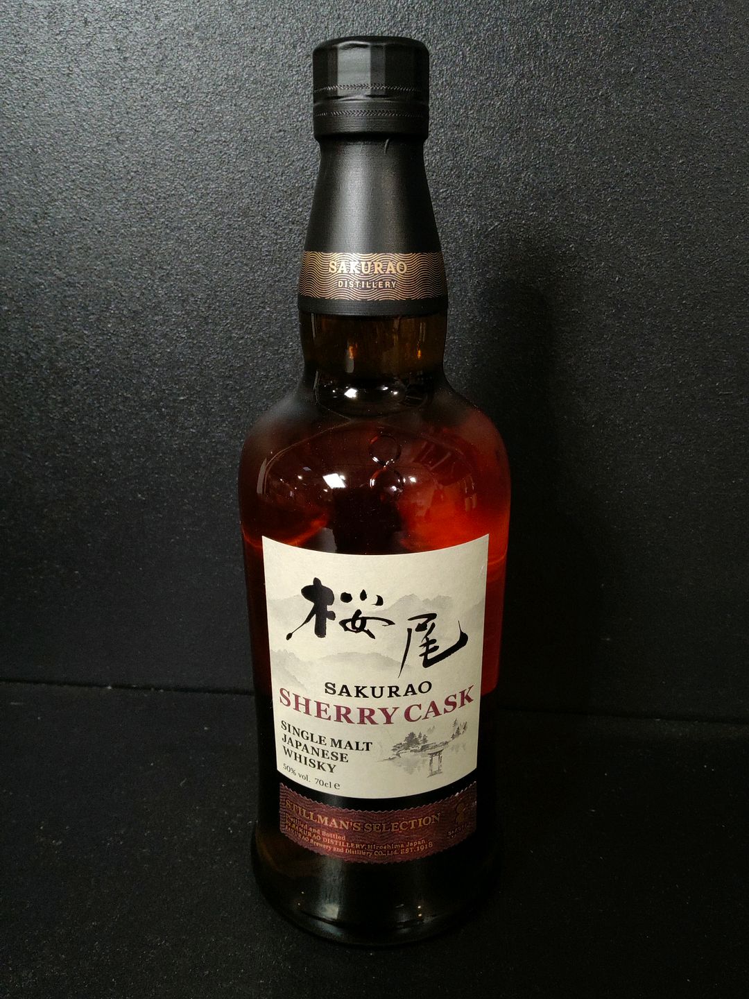 Bouteille de whisky japonais Sakurao Sherry Cask Single Malt