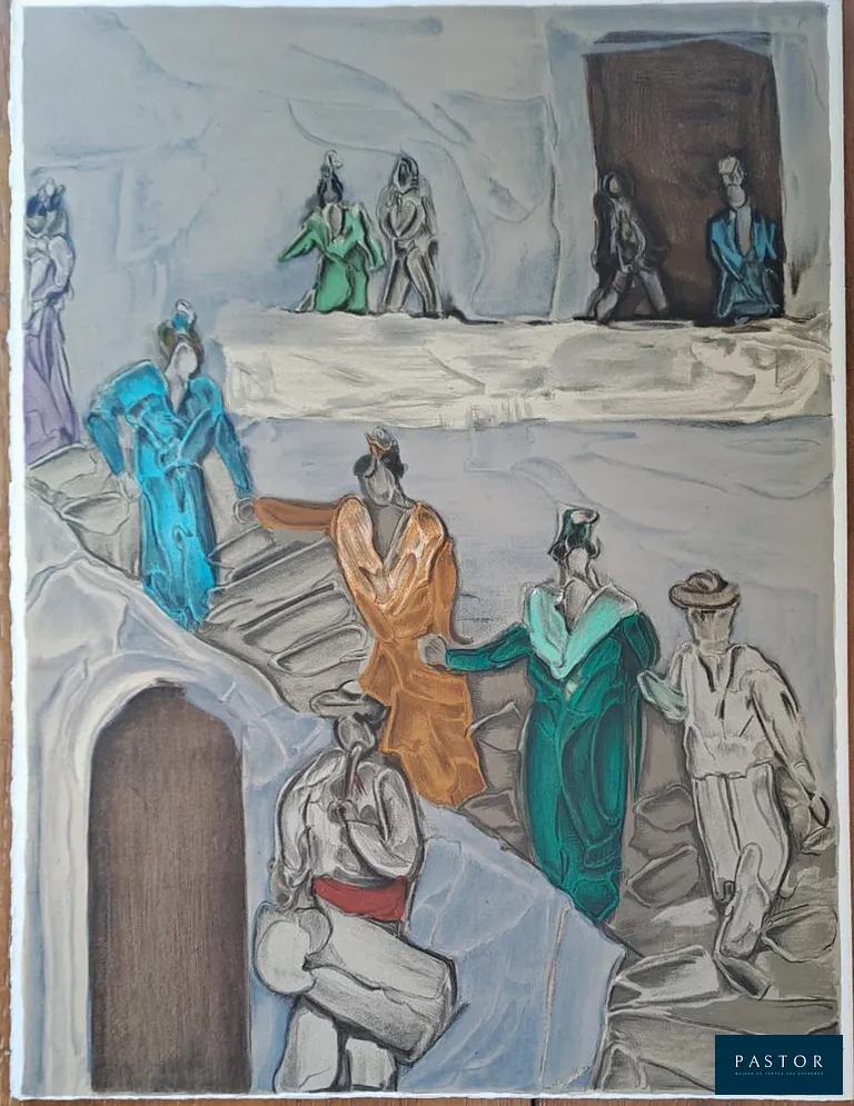 Toussaint d'Orcino (1913-1986)
Le tambourinaire

Lithographie originale, sur grand vélin d'Arches
Non signée et non numérotée, tirage limité à 300 exemplaires
Imprimée par Lucien et Georges Trotignon, 1967

Dimensions 38 x 28 cm environ
Excellent état


Expédition obligatoire, jusqu'à 5 Lithographies dans votre colis pour 14,76€ TTC en France Métropolitaine, et 29,64€ TTC pour l'Europe