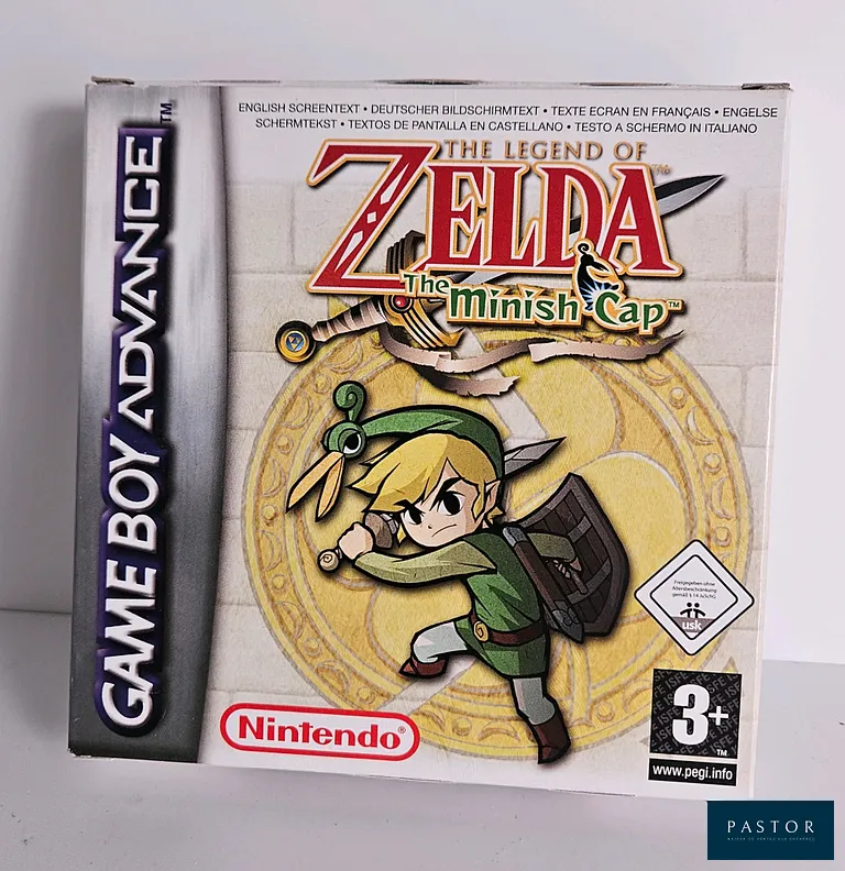 NINTENDO - GAMEBOY ADVANCE. Jeu : The Legend of Zelda The Minish Cap. Complet avec boite, notice, cale et cartouche. Version PAL FRA EUR. TBE. Sortie : 2004. Aventure