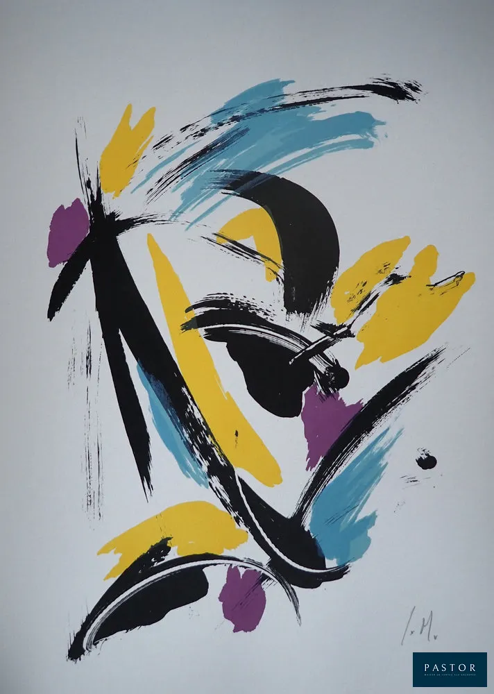 Jean Miotte (1926-2016)
L'oeil constant, la galaxie, 2001

Lithographie originale de couleurs vives
Sur vélin de Rives
Monogrammée en bas à droite JM

Extrait du Portfolio numéroté 29/60, signé par Jean Miotte et André Verdet
Une copie de la justification de la numérotation du portfolio, sera joint.

Dimensions : 38 x 28 cm environ
Editeur Pierre Chave

Très bon état


Expédition obligatoire, jusqu'à 5 Lithographies dans votre colis pour 14,76€ TTC en France Métropolitaine, et 29,64€ TTC pour l'Europe