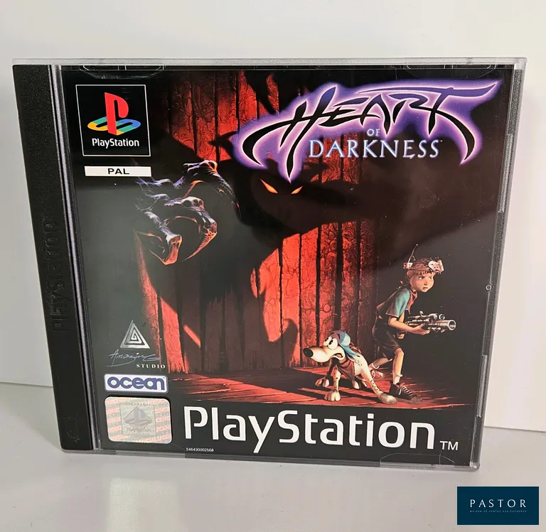 SONY - PS1 - Jeu : Hearth of Darkness. Complet avec boite, notice, CD. Version PAL FR. TBE. Sortie : 1998