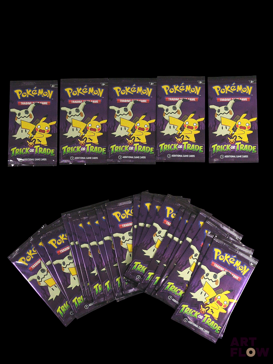 Ensemble de 30 boosters Pokémon scellés : Halloween Trick or Trade 2023 En anglais