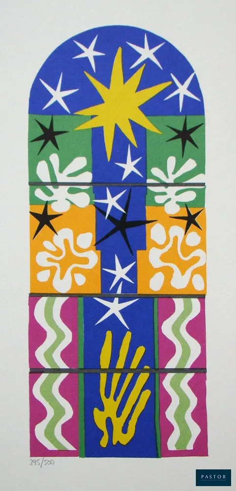Henri Matisse (d'après) (1869-1954) 
Nuit de Noël, 1978 

Lithographie en édition limitée, en couleurs, sur papier d'art Fabriano, non signée. Numéroté au crayon 295/500 en bas à gauche. Publié en 1978 par les Éditions Studio d'Arte Perna / Spadem Paris, Le directeur artistique Valentino Perna, à Milan, en Italie. Imprimé d'après l'œuvre originale de 1951 par le maître imprimeur Giordani à Milan, en Italie. Porte le cachet d'édition à sec au centre, en bas. Tirage limité à 500 exemplaires numérotés. Format du papier : 43,0 x 33,5 cm Dimensions de l'image : 33,0 x 13,5 cm L'article est en parfait état.


Expédition obligatoire, jusqu'à 5 Lithographies dans votre colis pour 14,76€ TTC en France Métropolitaine, et 29,64€ TTC pour l'Europe