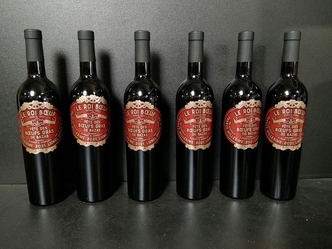 6 bouteilles de vin rouge Lionel Osmin & Cie​ Le Roi Boeuf 2021