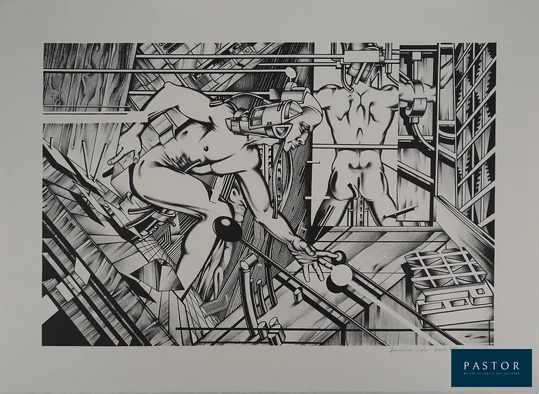 Francisco MELO
Surhomme

Lithographie originale
Signée au crayon
Sur Vélin d'Arches 74 x 54 cm
Imprimée dans les Ateliers Michel Cassé (Paris, France)

Excellent état

INFORMATION : Editée en 1984 par la Galerie Bellechasse


Expédition obligatoire, jusqu'à 5 Lithographies dans votre colis pour 14,76€ TTC en France Métropolitaine, et 29,64€ TTC pour l'Europe