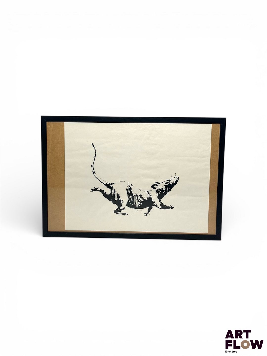 BANKSY (d'après) Rat Impression sur papier 38 x 51 cm