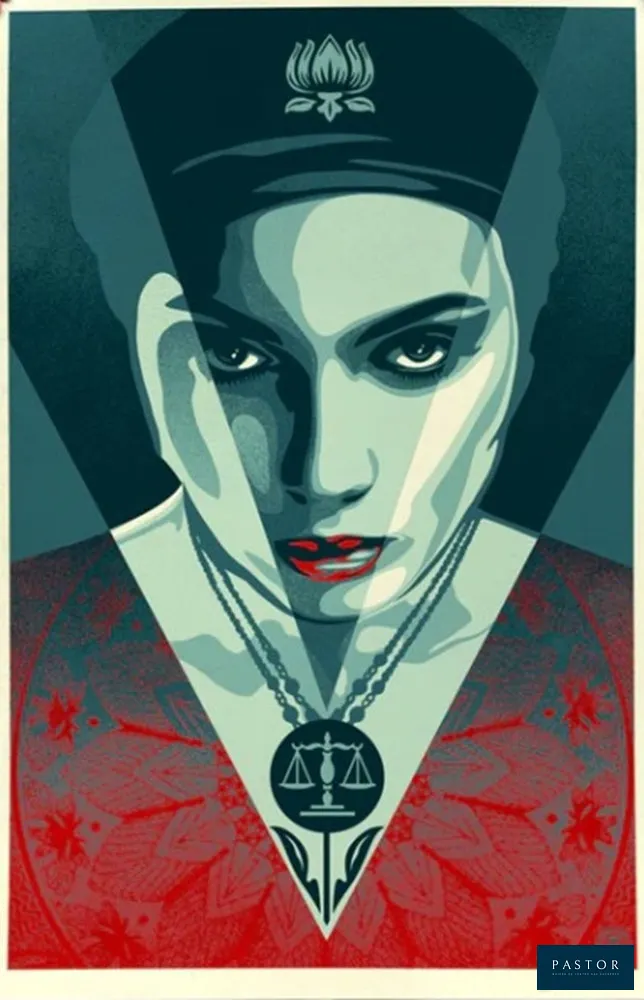 Shepard Fairey (OBEY)
Justice Woman

Sérigraphie en couleurs
Papier Speckletone crème épais
Signée et datée au crayon par l'artiste
Édition ouverte (non numérotée)
Dimensions : 91 x 61 cm


Expédition obligatoire, jusqu'à 5 Lithographies dans votre colis pour 14,76€ TTC en France Métropolitaine, et 29,64€ TTC pour l'Europe