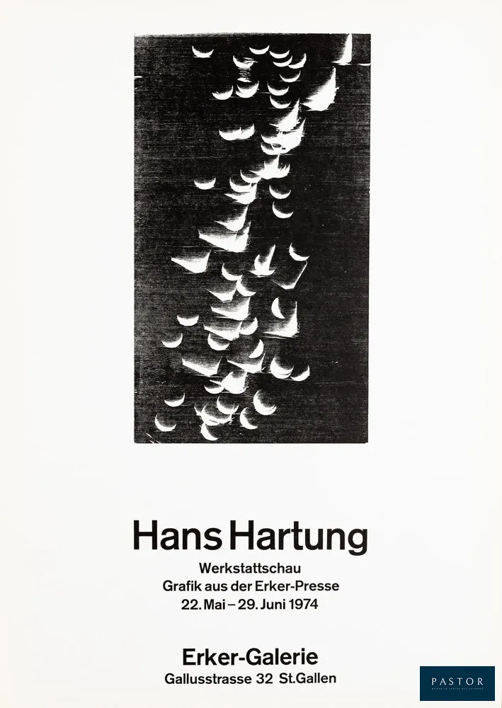 Hans HARTUNG (1904-1989)
L'envolée, 1974

Affiche en lithographie originale
Sur papier affiche 50 x 70 cm
Editée par la Galerie Erker, Saint Gallen (Suisse)

Excellent état

REFERENCES : Catalogue raisonné, RMM 387


Expédition obligatoire, jusqu'à 5 Lithographies dans votre colis pour 14,76€ TTC en France Métropolitaine, et 29,64€ TTC pour l'Europe