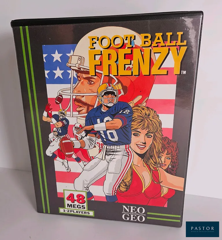 SNK - NEO GEO. Jeu : Football Frenzy. Complet avec boite, notice et cartouche. Version AES US. BE. Sortie : 1993. Sport