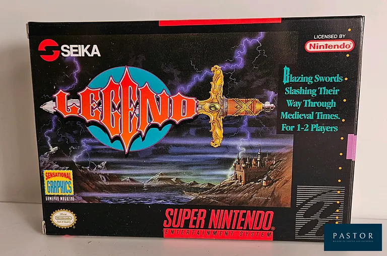 NINTENDO - SUPER NES. Jeu : Soul Blazer.  Complet avec boite, notice et cartouche. Version US. TBE. Etat proche du neuf. Rare. Sortie : 1992. RPG