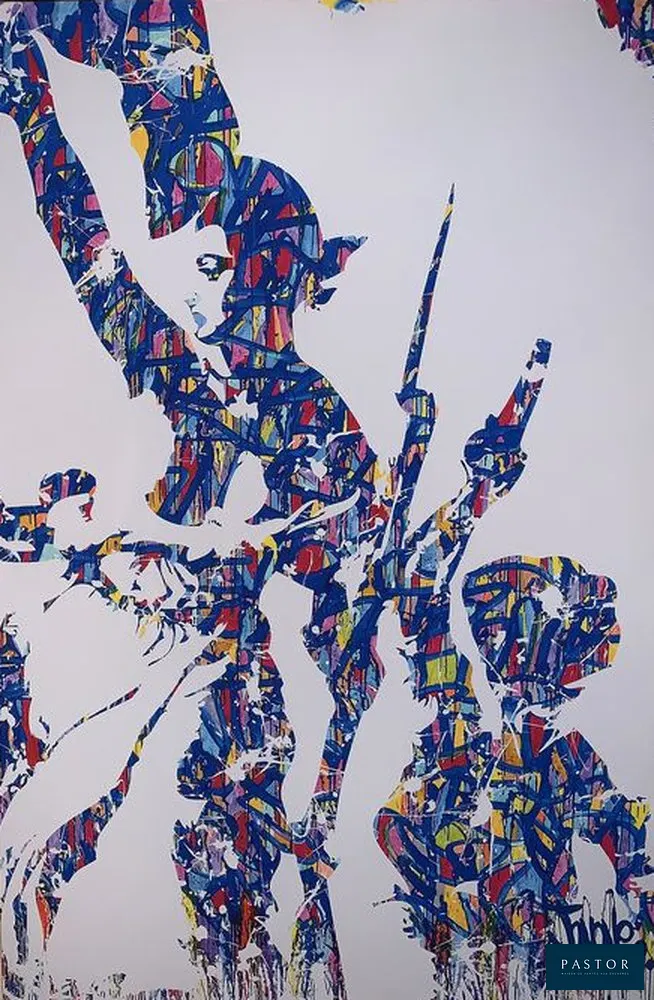 JonOne
Liberté, Egalité, Fraternité, 2015

Sérigraphie sur toile montée sur châssis
Signée dans la planche en bas à droite
Provenance : L'assemblée Nationale
Excellent état

Dimensions : 97 x 65 cm (38.2 in x 25.6 in)


Expédition obligatoire, jusqu'à 5 Lithographies dans votre colis pour 14,76€ TTC en France Métropolitaine, et 29,64€ TTC pour l'Europe