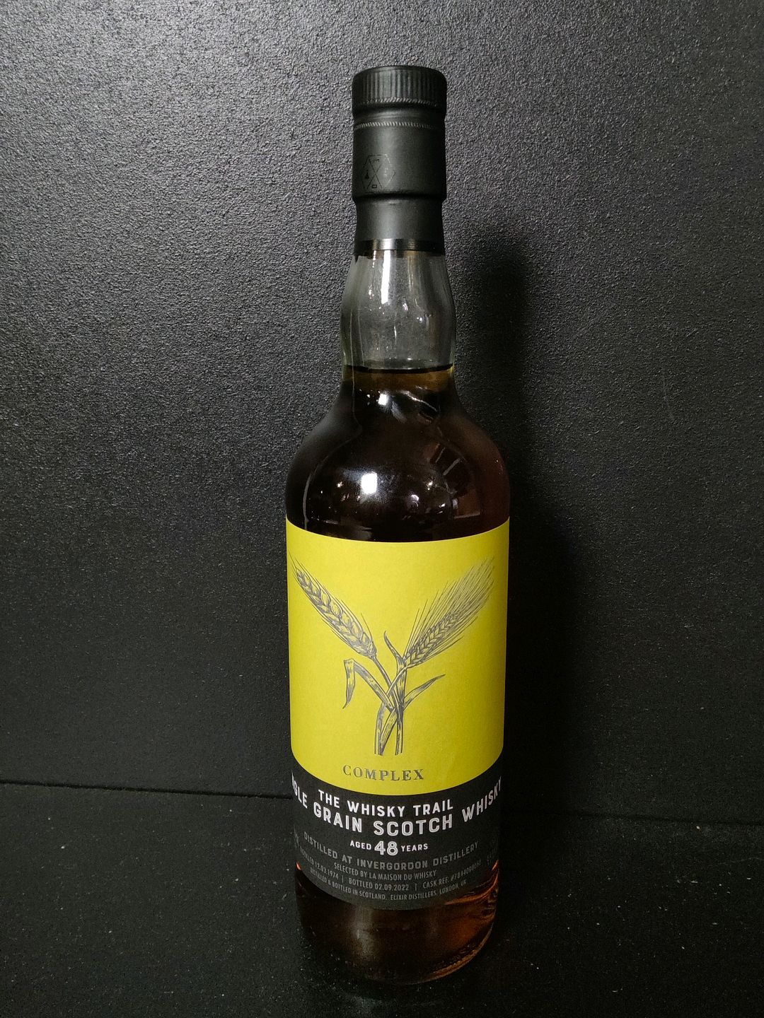 Bouteille de whisky Invergordon Complex The Whisky Trail Single Grain 48 ans d&rsquo;âge