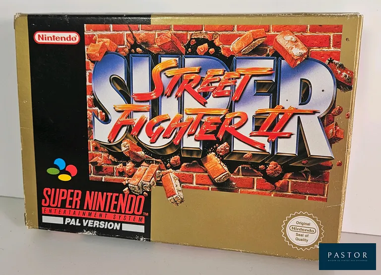 NINTENDO - SUPER NES - Jeu : Super Street Fighter 2. Complet avec boite, notice, cartouche, cale. SNSP UKV. Sortie : 1994. Combat 2D