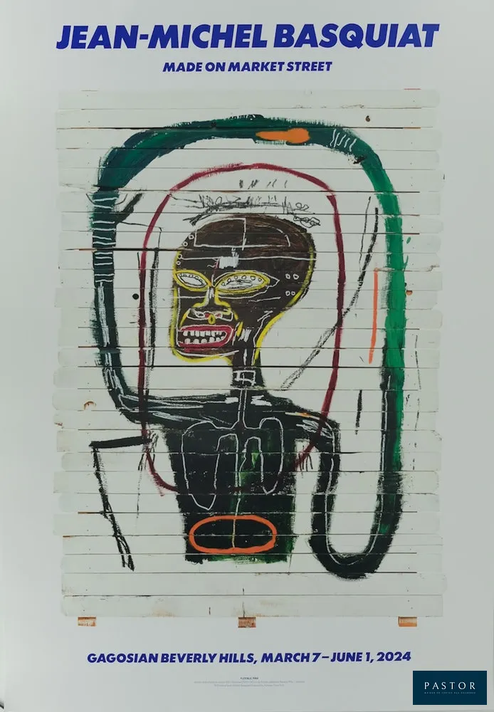 Jean-Michel BASQUIAT (1960-1988)
Flexible

Affiche originale en couleurs d'après l'oeuvre de 1984
Sur papier affiche 68 × 99 cm

Excellent état

INFORMATION : L'affiche a été éditée à l'occasion de l'exposition "Jean-Michel Basquiat: Made on Market Street" à la galerie Gagosian (Beverly Hills, USA) en 2024


Expédition obligatoire, jusqu'à 5 Lithographies dans votre colis pour 14,76€ TTC en France Métropolitaine, et 29,64€ TTC pour l'Europe